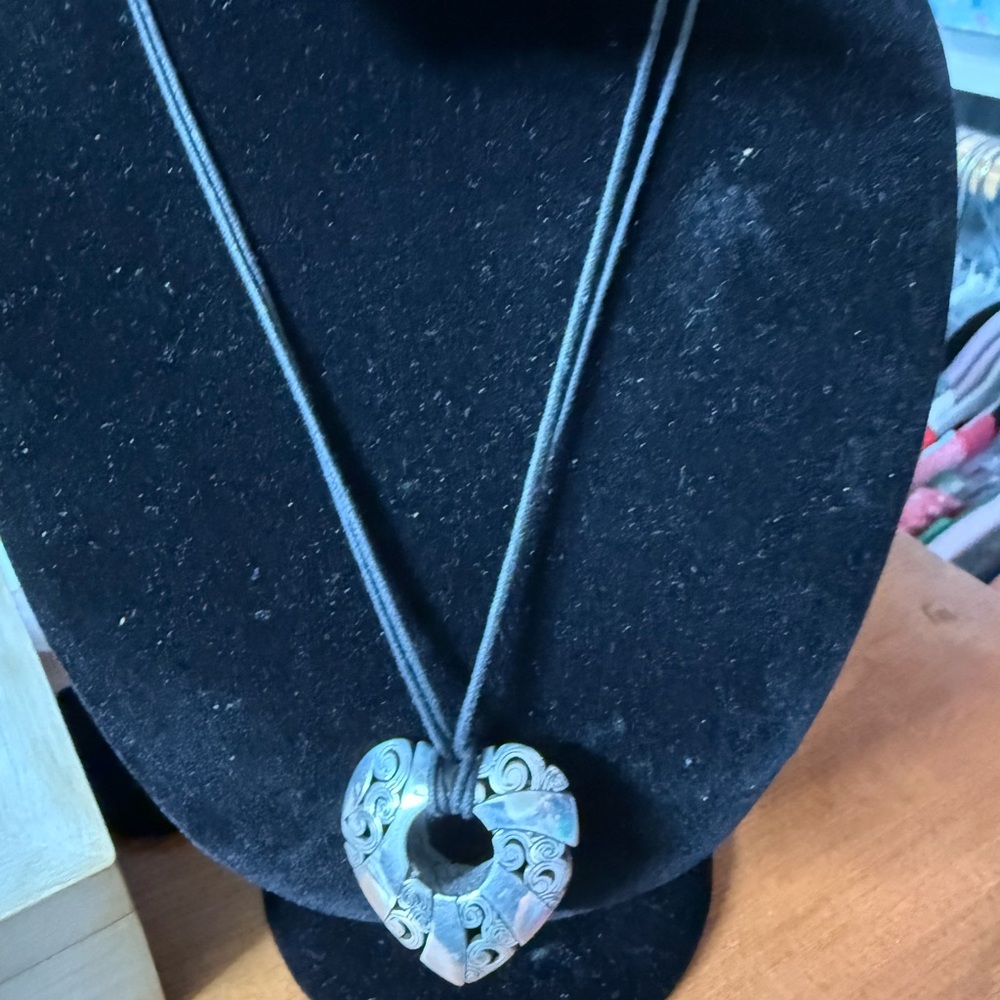 Brighton Silver Heart Pendant Necklace